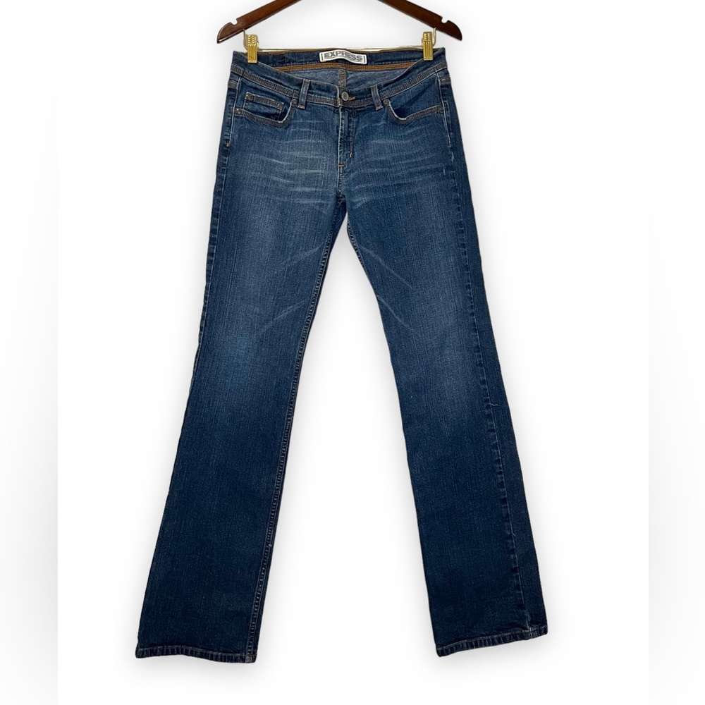 Express Y2K Precision Fit Wide Leg Jeans